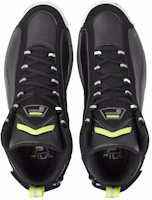 FILA斐乐 圓頭繫帶 減震耐磨 中幫 生活休閒鞋 男款 黑色 Lookbook FILA斐乐 圓頭繫帶 減震耐磨 中幫 生活休閒鞋 男款 黑色