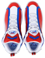 Shop FILA斐樂 Grant Hill 2 減震耐磨 中幫 復古籃球鞋 男款 紅色