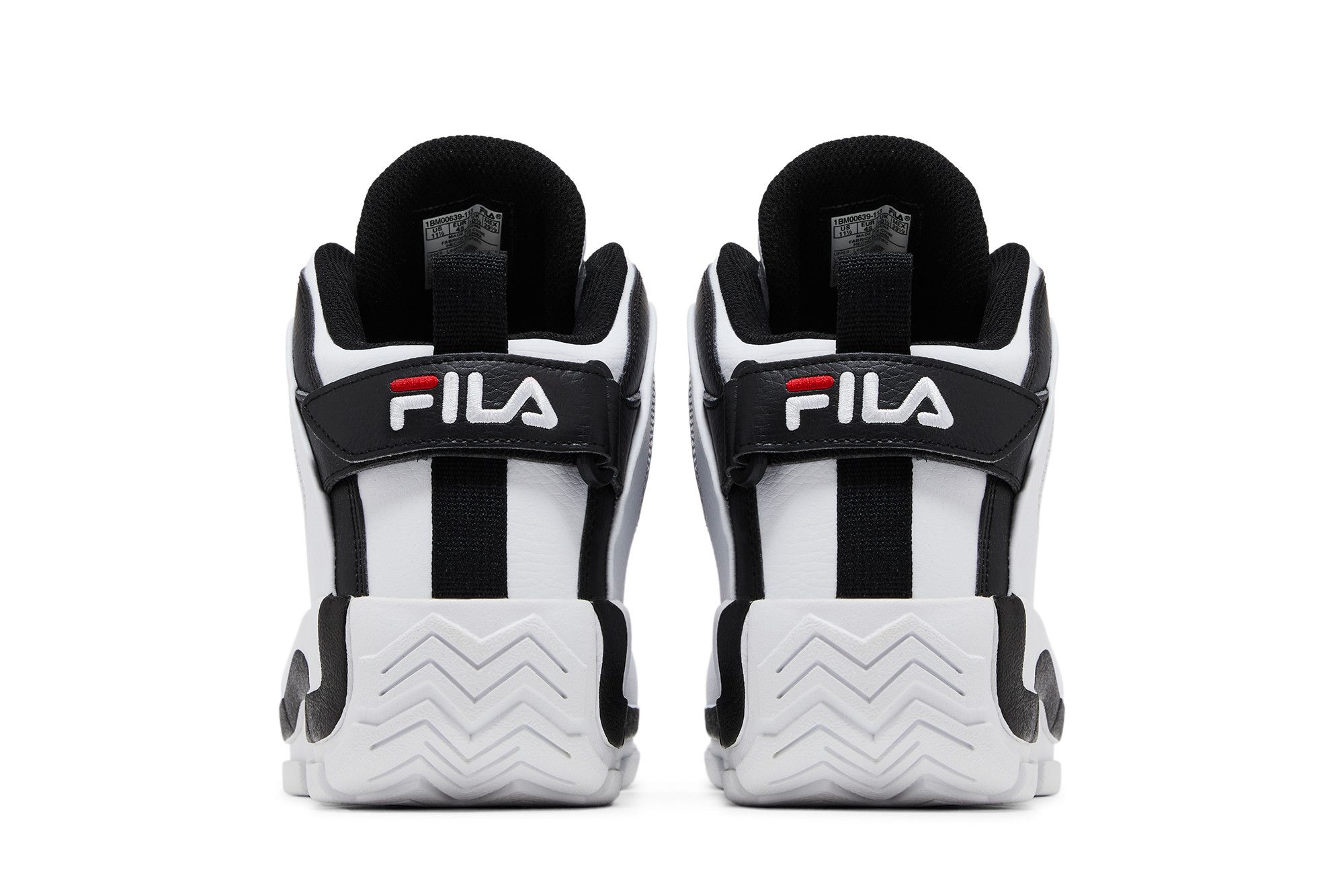 Sizing FILA Grant Hill 2 '白色 黑色 紅色' 1BM00639-113