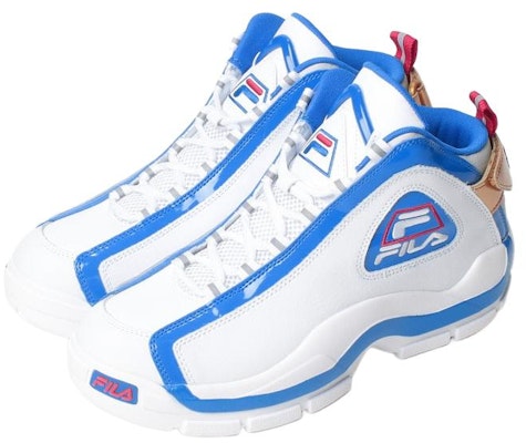 FILA斐樂 GRANT HILL 2 耐磨防滑 高幫 籃球鞋 男款 白藍 Order FILA斐樂 GRANT HILL 2 耐磨防滑 高幫 籃球鞋 男款 白藍