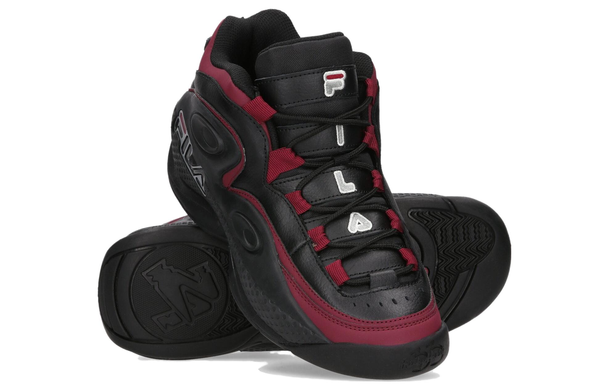 Shop FILA Grant Hill 3 'Black Comfort Mid-Top' 101079818K