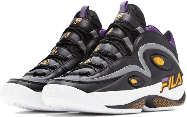 FILA Grant Hill 3 'Black Yellow Purple' 504435554-012 Lookbook FILA Grant Hill 3 'Black Yellow Purple' 504435554-012