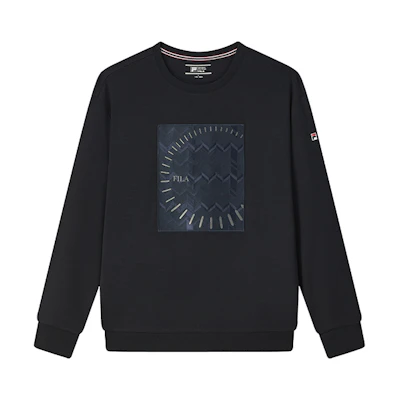 FILA Graphic Print Crewneck Sweatshirt Legendary Blue F11M131208F-NV