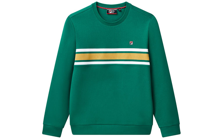 FILA Green Casual Crewneck Long-Sleeve Sweatshirt F11M111218F-GN