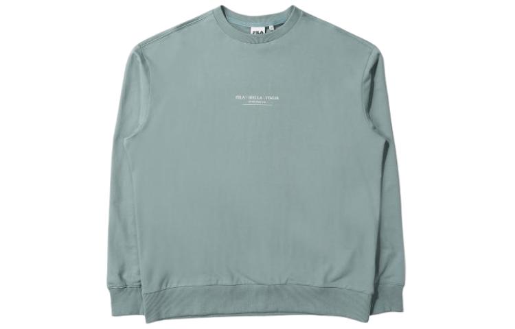 FILA Green Loose-Fit Lettered Crewneck Long-Sleeve Sweatshirt FS2POE1110X-DTM