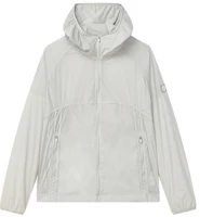 FILA Grey Logo Hooded Zip-Up Woven Jacket F11M227702F-GY FILA Grey Logo Hooded Zip-Up Woven Jacket F11M227702F-GY