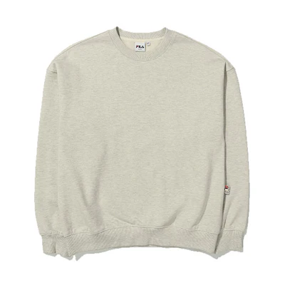FILA Grey Solid Color Casual Sweatshirt FE2POE5107X-OTL