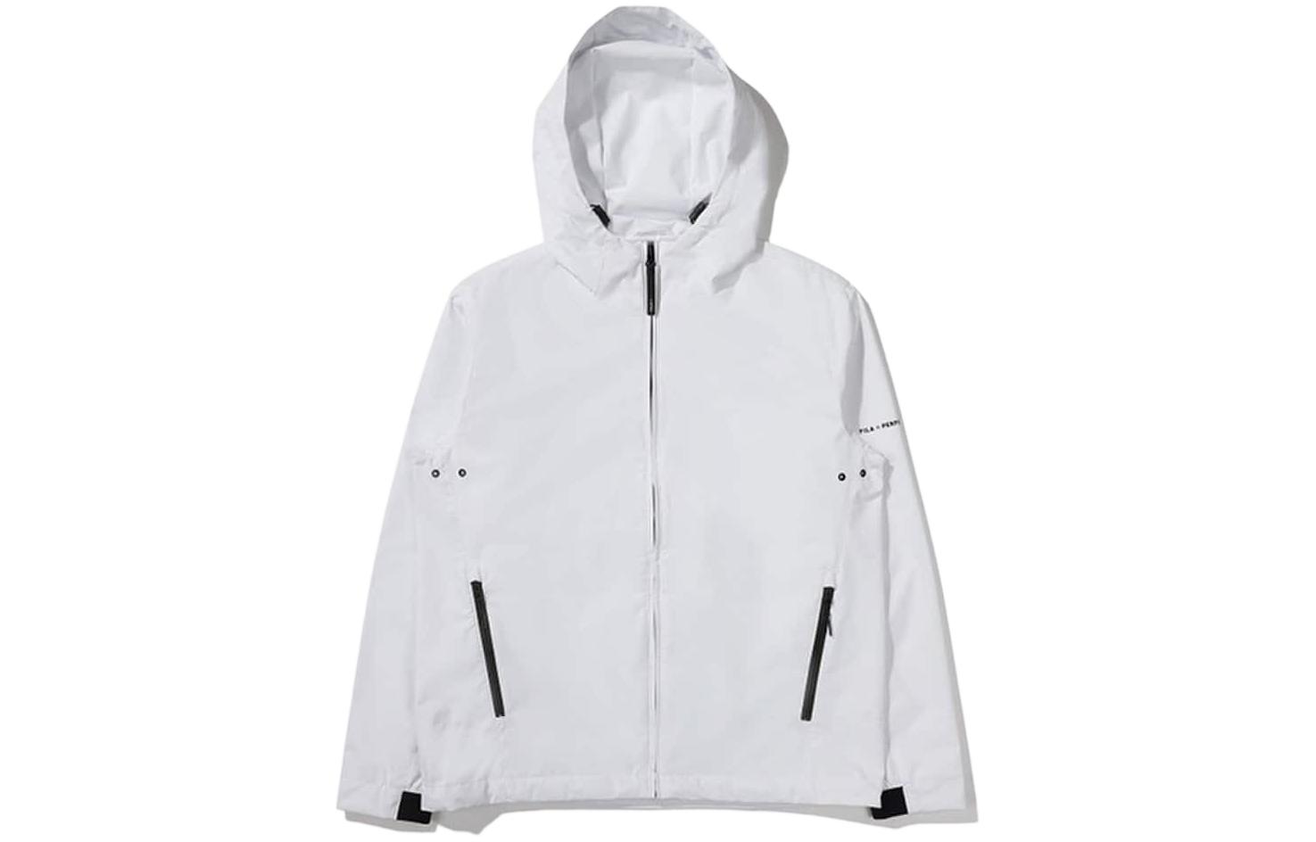 FILA Grey Solid Color Zip-Up Hoodie Jacket FS2JKE1201M-OWH