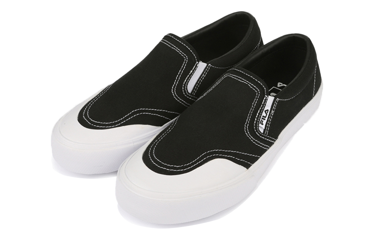 Order FILA Guard Slip-On Canvas ''Édition Coréenne - Noir et Blanc'' 1XM01164_013