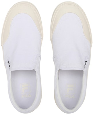 FILA Guard Slip-On Kanvas 'Edisi Korea Cream' 1XM01164_100 Lookbook FILA Guard Slip-On Kanvas 'Edisi Korea Cream' 1XM01164_100