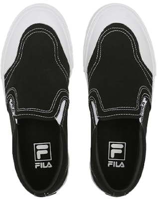 FILA Guard Slip-On Kanvas 'Edisi Korea - Hitam dan Putih' 1XM01164_013 Lookbook FILA Guard Slip-On Kanvas 'Edisi Korea - Hitam dan Putih' 1XM01164_013