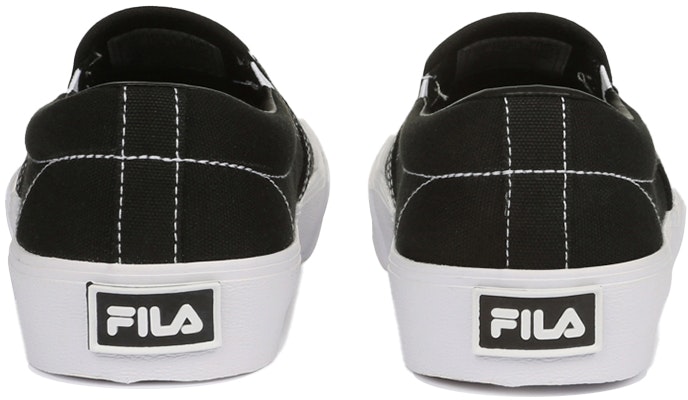 FILA Guard Slip-On Kanvas 'Edisi Korea - Hitam dan Putih' 1XM01164_013 Shop FILA Guard Slip-On Kanvas 'Edisi Korea - Hitam dan Putih' 1XM01164_013