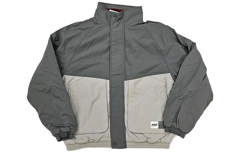 FILA Half-Zip Fleece Jacket Unisex - Gray FS2JKF4103X-DGY