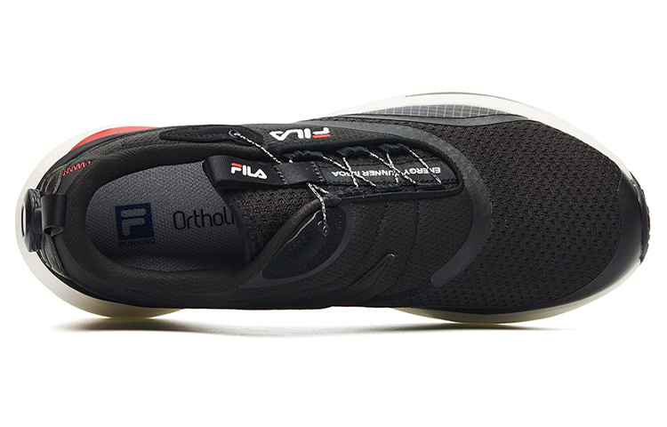 Lookbook 휠라 헤리티지 로우 블랙/레드 (FHT 제외 - 익숙한 브랜드이므로) A12M132208FBK