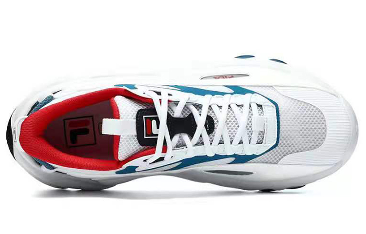 Lookbook FILA Heritage-FHT Low-Top Weiß/Blau Schuhe F12M131103FWB