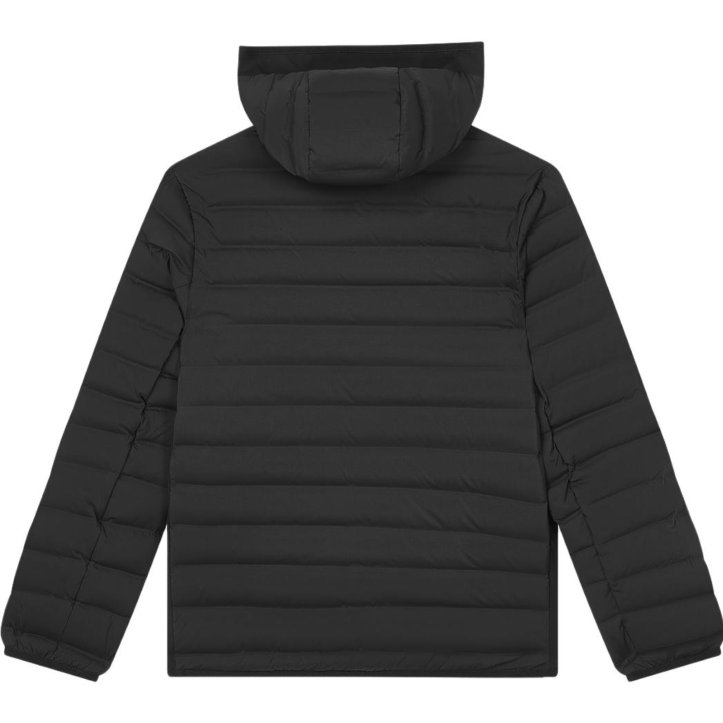 FILA HERITAGE  Black Hooded Windproof Down Jacket F11M348911F-BK 圖 3