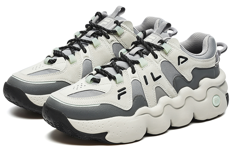 Order FILA斐樂 休閒舒適 低筒 復古籃球鞋 男款 鈦灰