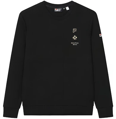 FILA HERITAGE 黑色針織套頭運動休閒衛衣 F11M218215FBK Buy FILA HERITAGE 黑色針織套頭運動休閒衛衣 F11M218215FBK