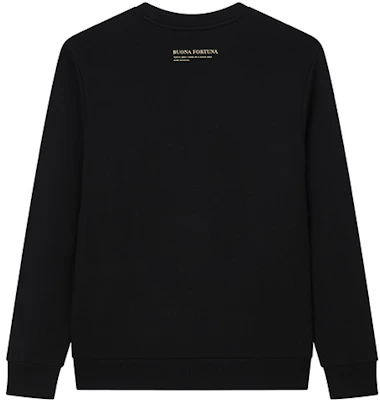 FILA HERITAGE 黑色針織套頭運動休閒衛衣 F11M218215FBK Lookbook FILA HERITAGE 黑色針織套頭運動休閒衛衣 F11M218215FBK