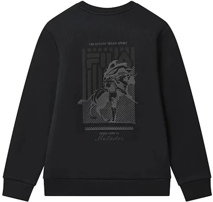 FILA Heritage 黑色圓領長袖後背字母Logo印花運動衫 F11M318212FBK Buy FILA Heritage 黑色圓領長袖後背字母Logo印花運動衫 F11M318212FBK