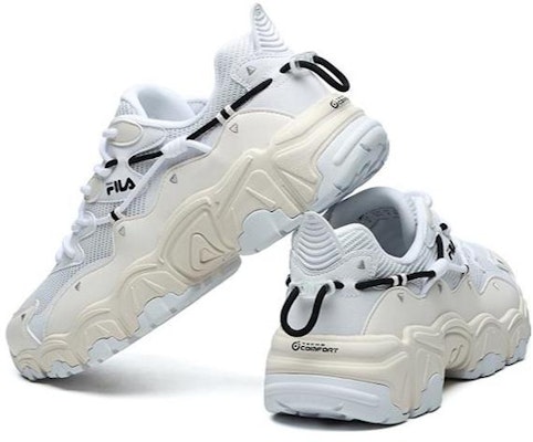 FILA Heritage FHT Low 'Jet White' F12M144123FJ Shop FILA Heritage FHT Low 'Jet White' F12M144123FJ