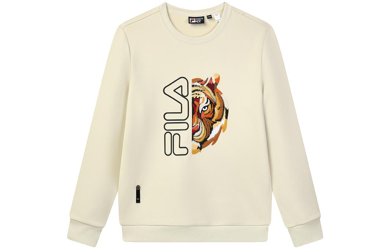 FILA Heritage Tiger Embroidered Crewneck Sweatshirt - Yi Sprout Green F11M148210F-BG