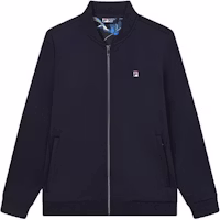 FILA HERITAGE Zip-Up Casual Jacket in Legendary Blue F51M438508A-NV FILA HERITAGE Zip-Up Casual Jacket in Legendary Blue F51M438508A-NV