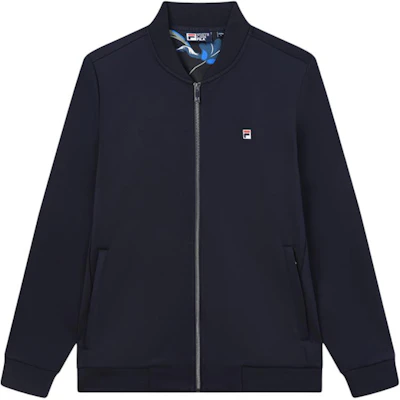 FILA HERITAGE Jaket Kasual Zip-Up Warna Legendary Blue F51M438508A-NV Buy FILA HERITAGE Jaket Kasual Zip-Up Warna Legendary Blue F51M438508A-NV
