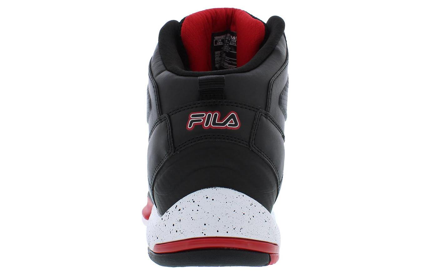 Lookbook FILAハイカット 黒/赤 1BM00848005