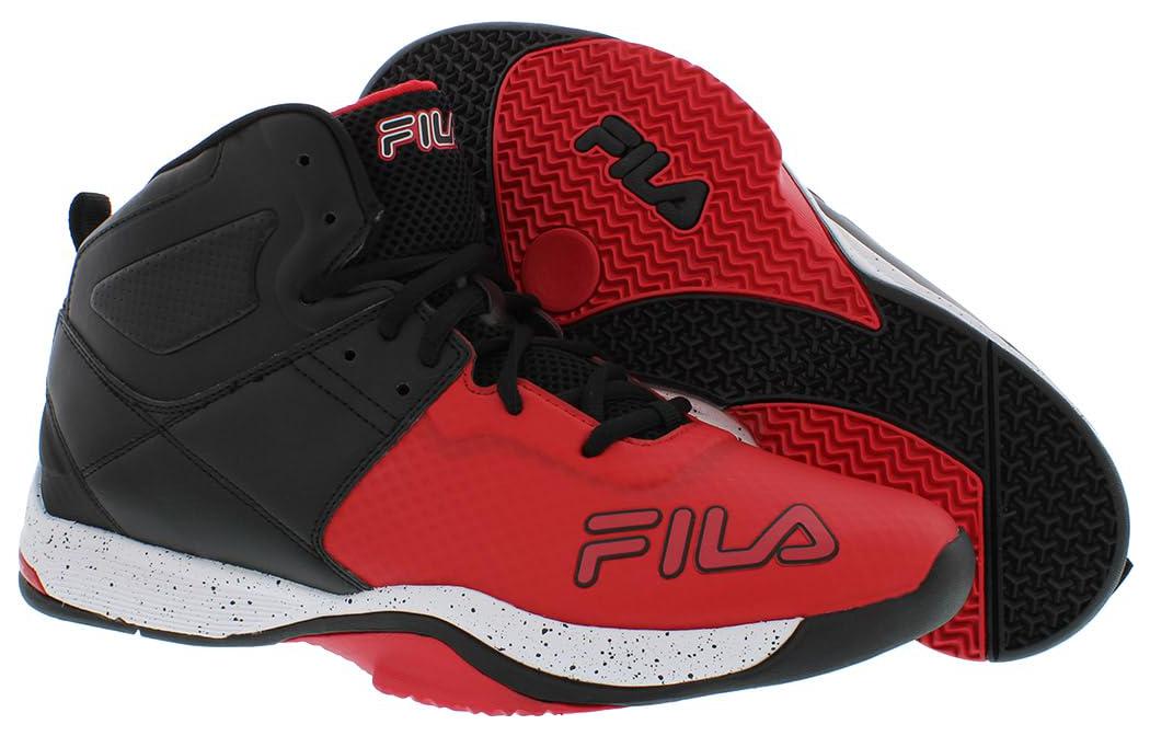 Shop FILAハイカット 黒/赤 1BM00848005