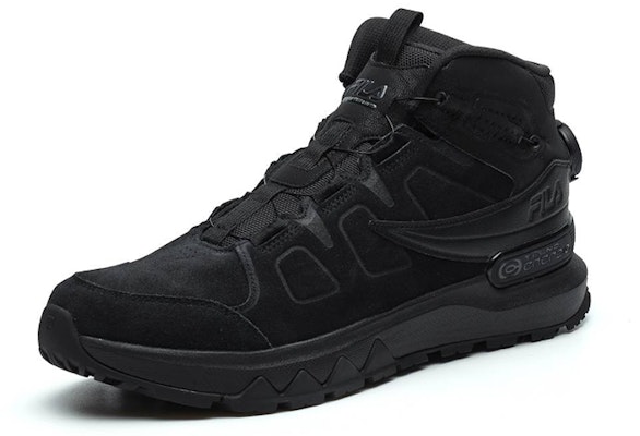 FILA High-Top Trail Running Shoe 'Black Cushioned Anti-Slip' A12M142210FBK Order FILA High-Top Trail Running Shoe 'Black Cushioned Anti-Slip' A12M142210FBK