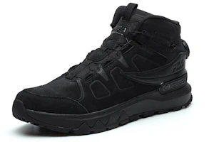 Order FILA 斐樂 緩震防滑 高筒戶外專業跑步鞋 黑