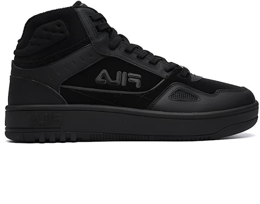 FILA Hoge Retro Basketballschoenen Zwart F12M141216FBK Order FILA Hoge Retro Basketballschoenen Zwart F12M141216FBK