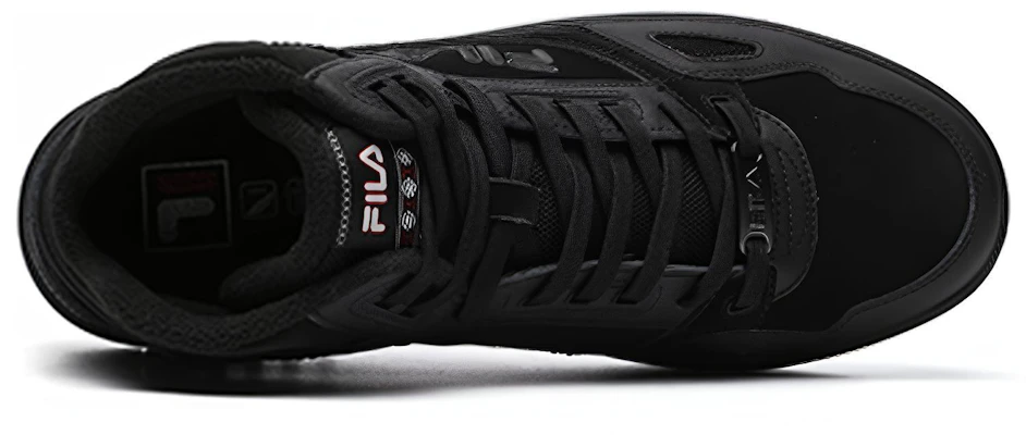 FILA Hoge Retro Basketballschoenen Zwart F12M141216FBK Lookbook FILA Hoge Retro Basketballschoenen Zwart F12M141216FBK