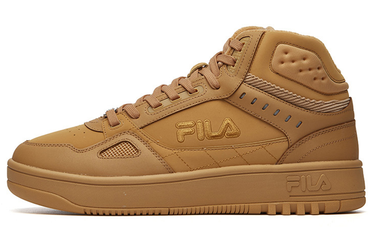 FILA High Top Retro Basketball Shoes Clay Yellow F12M141216FCL