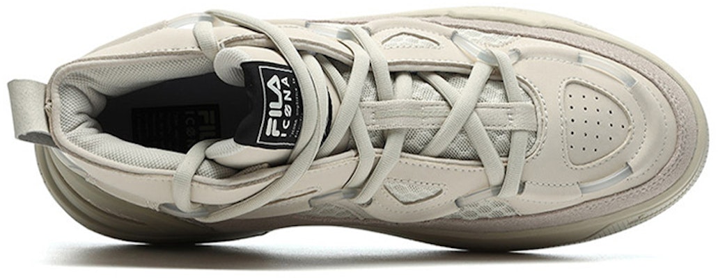 FILA High Top Retro Basketball Shoes Gray F12M141201FLF Lookbook FILA High Top Retro Basketball Shoes Gray F12M141201FLF