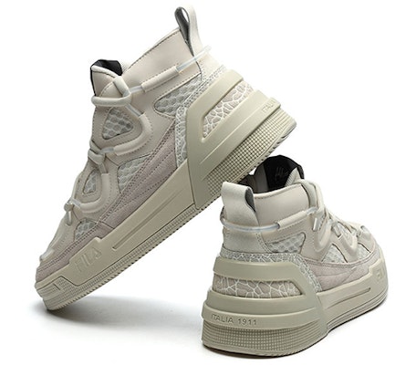 FILA High Top Retro Basketball Shoes Gray F12M141201FLF Shop FILA High Top Retro Basketball Shoes Gray F12M141201FLF