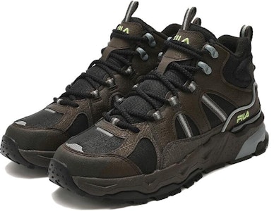 FILA Sepatu Retro Tinggi 'Hitam Coklat' F12M342125FBW Lookbook FILA Sepatu Retro Tinggi 'Hitam Coklat' F12M342125FBW