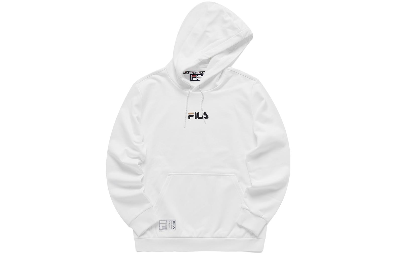 FILA Hoodie Lifestyle Series White with Printed Graphic Design T11M113204F-WT