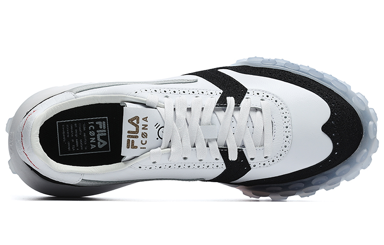 Purchase FILA icona ロー "ガラ ブラック/ホワイト" F12M223107FWA(S-BOX)
