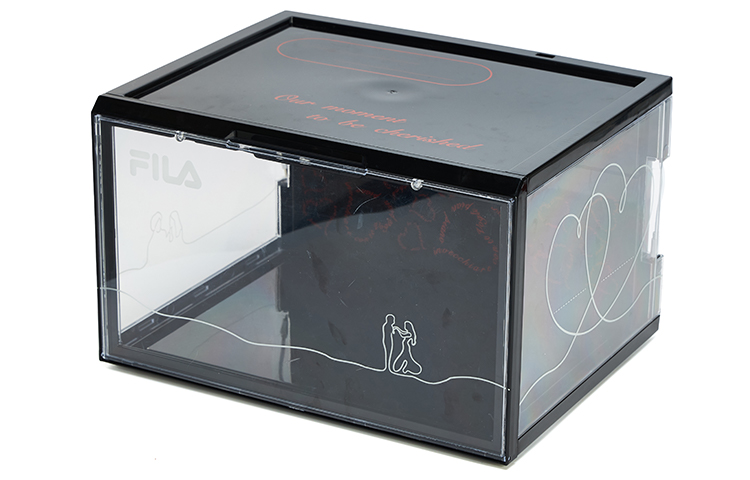 Cheap FILA icona ロー "ガラ ブラック/ホワイト" F12M223107FWA(S-BOX)