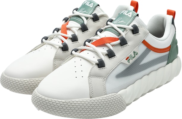 FILA Icona Low 'Blanco Verde Pionero' F12M423208FCH Lookbook FILA Icona Low 'Blanco Verde Pionero' F12M423208FCH
