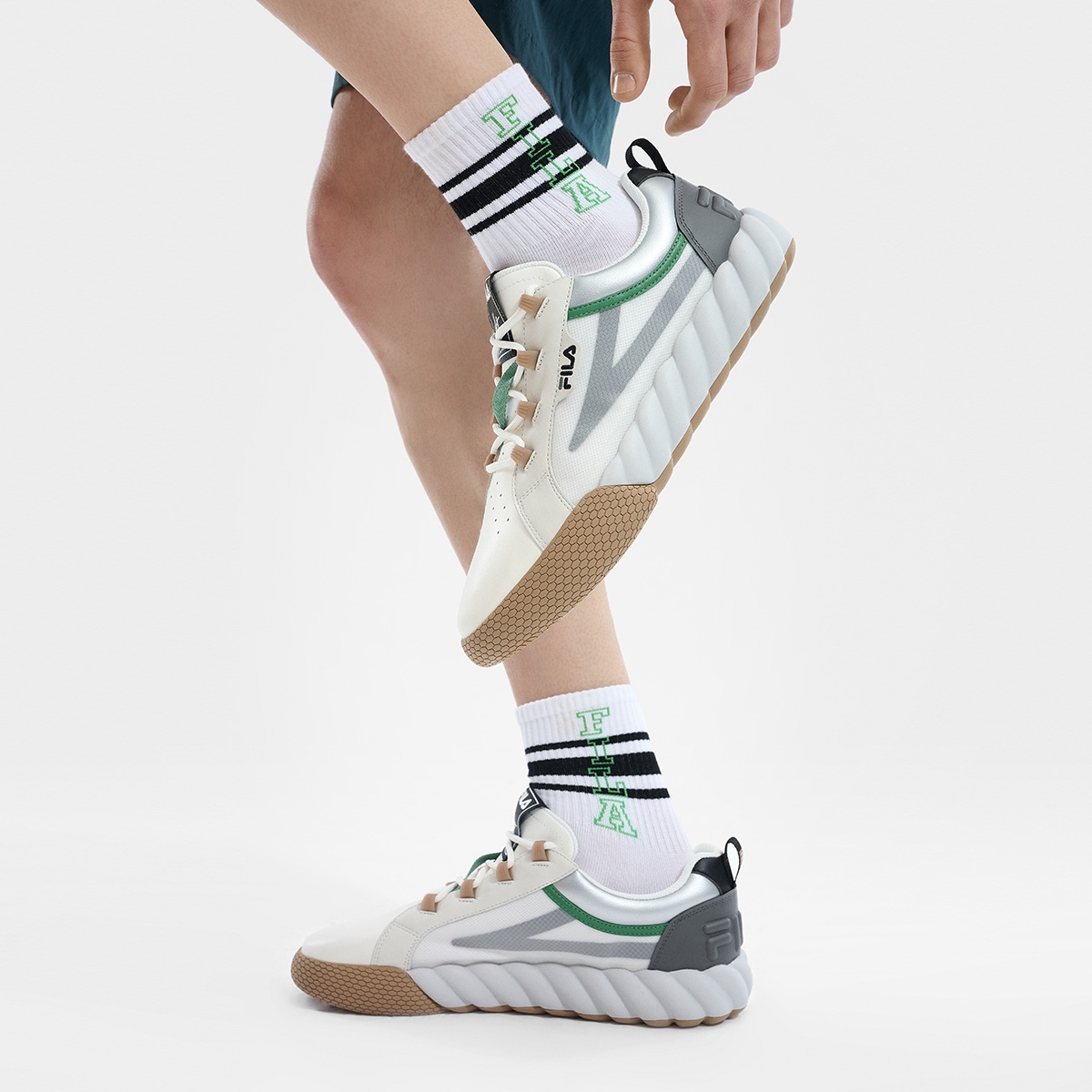 Cheap FILA Icona Low '先锋白灰' F12M423208FST