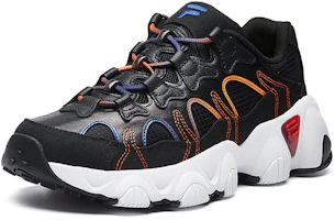 Order Fila 斐樂 Jagger 低幫運動鞋 黑橘