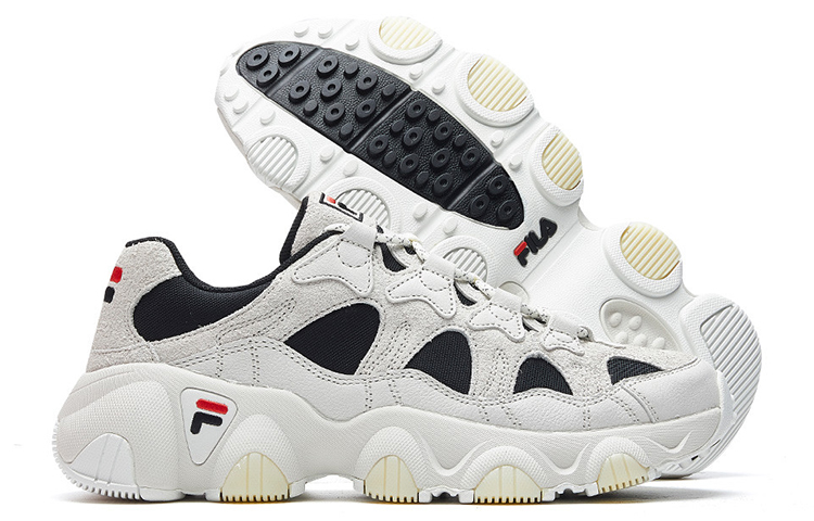 FILA Jagger Low-Top Running Shoes Grey 'Gray Black' 圖 5