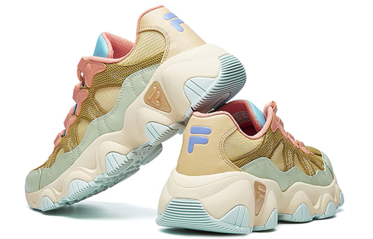 Lookbook FILA Jagger Rétro Vert/Marron/Rose F12M021409FAG