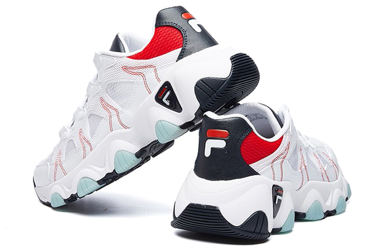 Lookbook FILA Jagger 复古白/红/蓝 运动鞋 F12M021409FWT