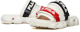 Shop FILA Jagger Hausschuhe Weiß/Rot/Schwarz F12M024607FGD