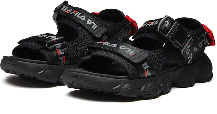 FILA Jagger Sports Black Sandals F12M024505FBK Lookbook FILA Jagger Sports Black Sandals F12M024505FBK