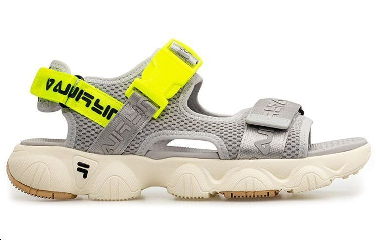 Order FILA Jagger Sports Sandalen Grijs/Wit/Geel T12M024501FLR